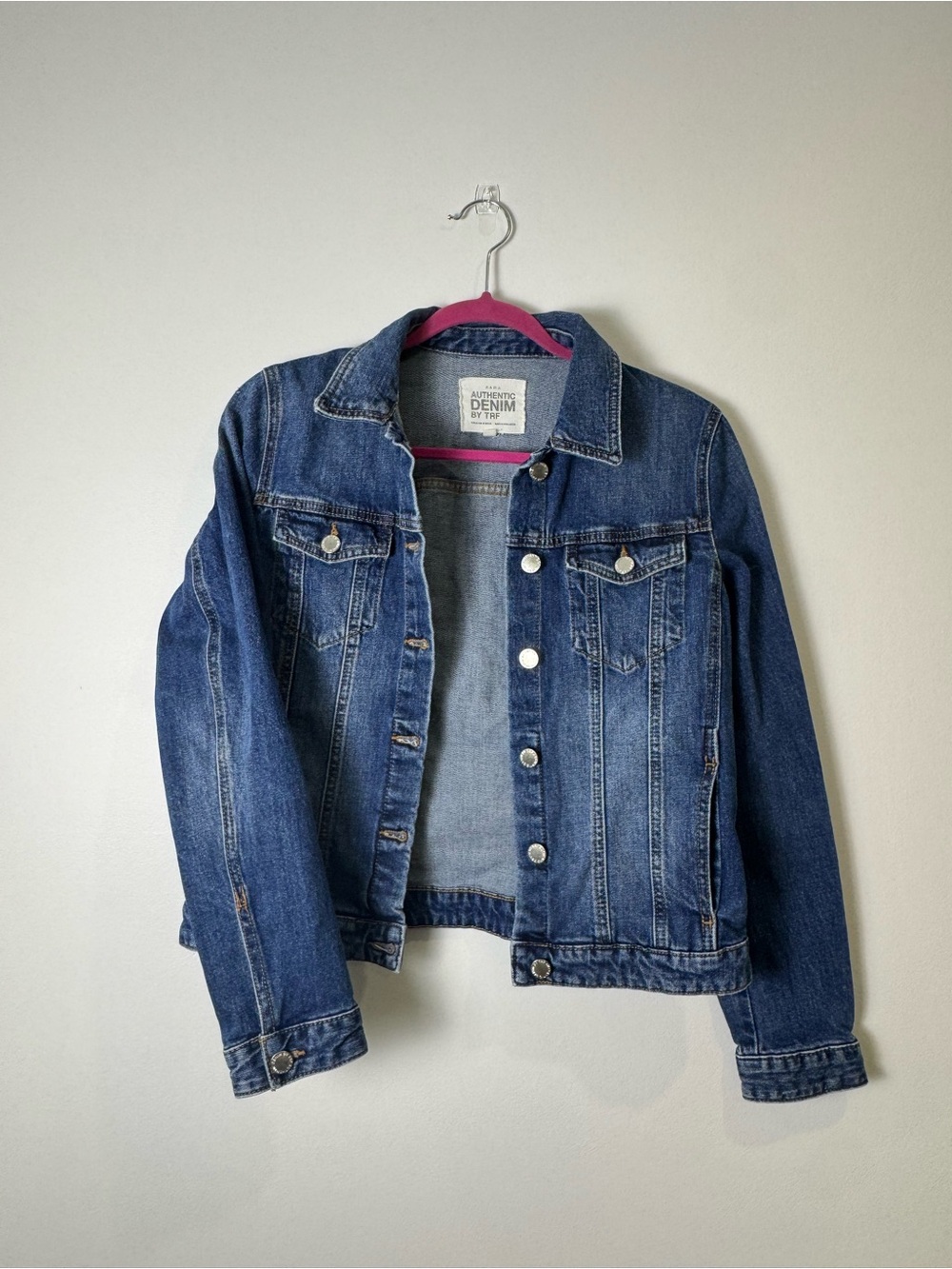 Zara Blue Denim Jean Jacket